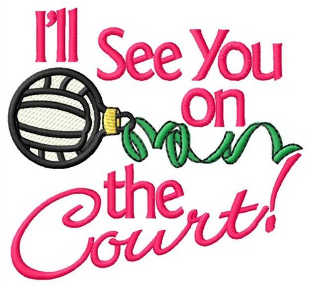 Picture of The Court Machine Embroidery Design