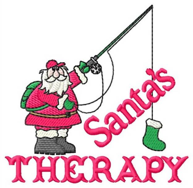 Picture of Santas Therapy Machine Embroidery Design
