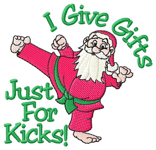 Just For Kicks Machine Embroidery Design