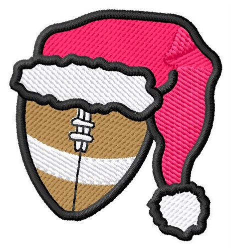 Christmas Football Machine Embroidery Design