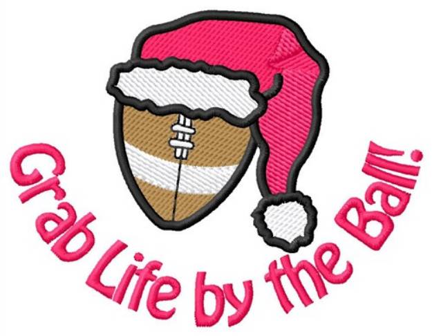 Picture of Grab Life Machine Embroidery Design