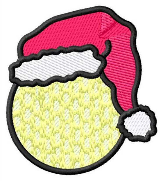 Picture of Christmas Golf Ball Machine Embroidery Design