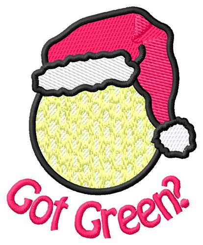 Got Green? Machine Embroidery Design