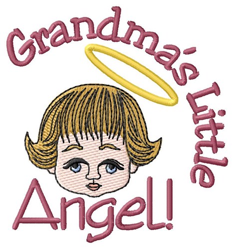 Grandmas Angel Machine Embroidery Design