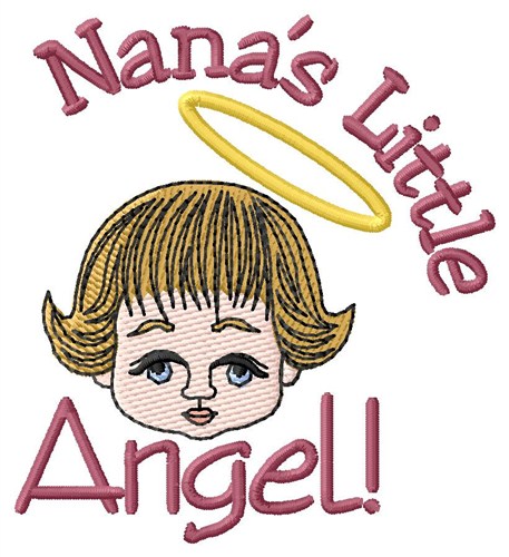 Nanas Angel Machine Embroidery Design