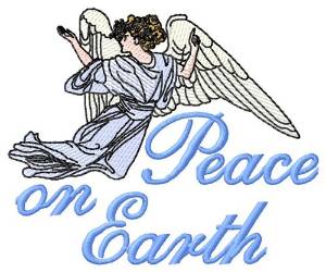 Picture of Peace Machine Embroidery Design