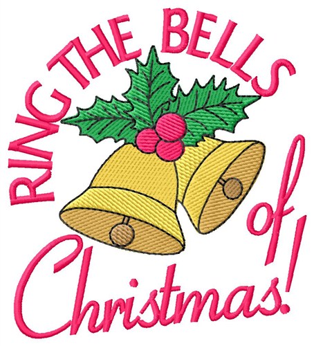 Ring The Bells Machine Embroidery Design
