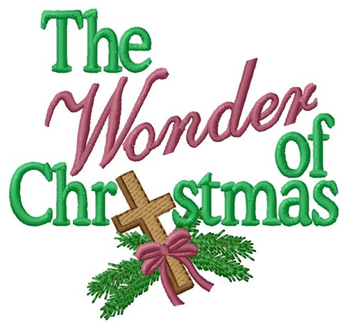 Wonder Of Christmas Machine Embroidery Design