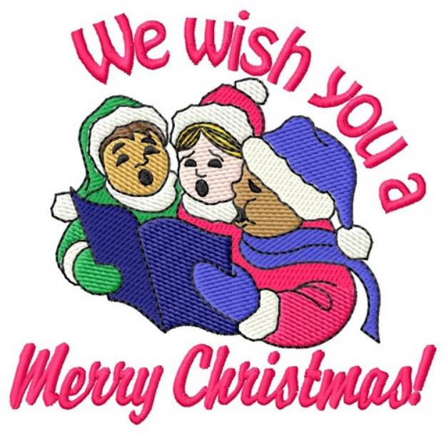 Picture of We Wish You Machine Embroidery Design