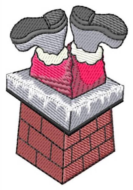 Picture of Stuck In Chimney Machine Embroidery Design