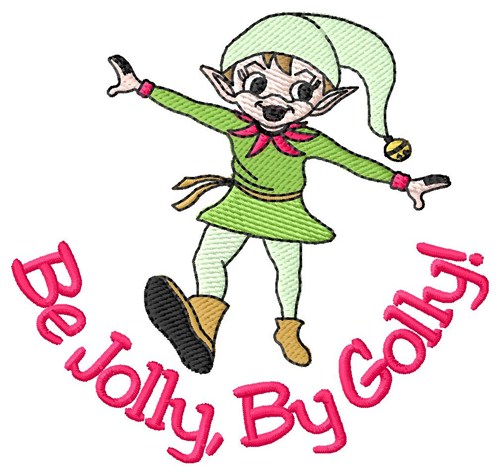 Be Jolly Machine Embroidery Design