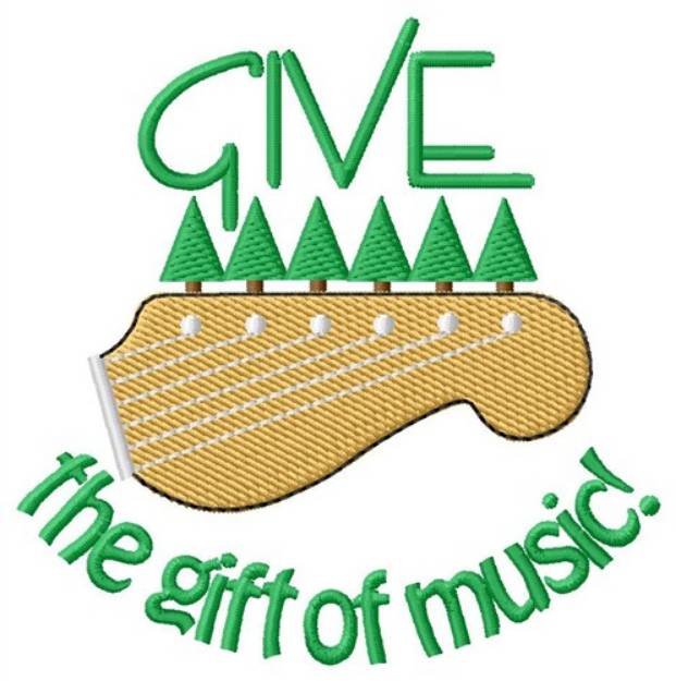 Picture of Gift Of Music Machine Embroidery Design