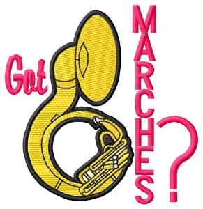 Picture of Got Marches Machine Embroidery Design