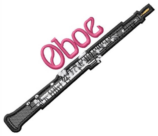Picture of Oboe Machine Embroidery Design