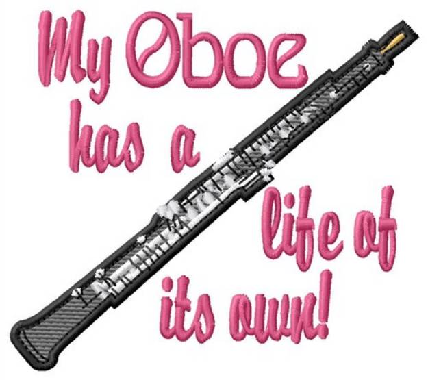 Picture of My Oboe Machine Embroidery Design