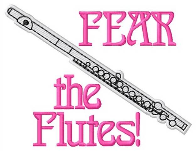 Picture of Fear The Flutes Machine Embroidery Design