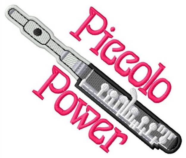 Picture of Piccolo Power Machine Embroidery Design