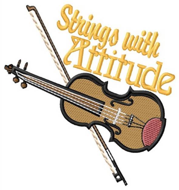 Picture of Strings With Attitude Machine Embroidery Design