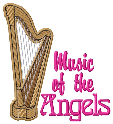 Music Of Angels Machine Embroidery Design