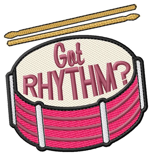 Got Rhythm? Machine Embroidery Design