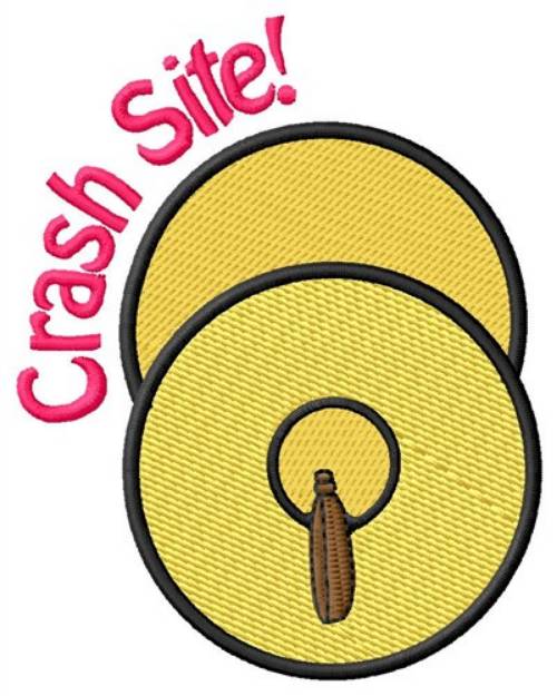 Picture of Crash Cymbal Machine Embroidery Design