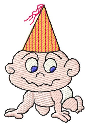 Party Baby Machine Embroidery Design