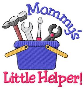 Picture of Mommys Little Helper Machine Embroidery Design