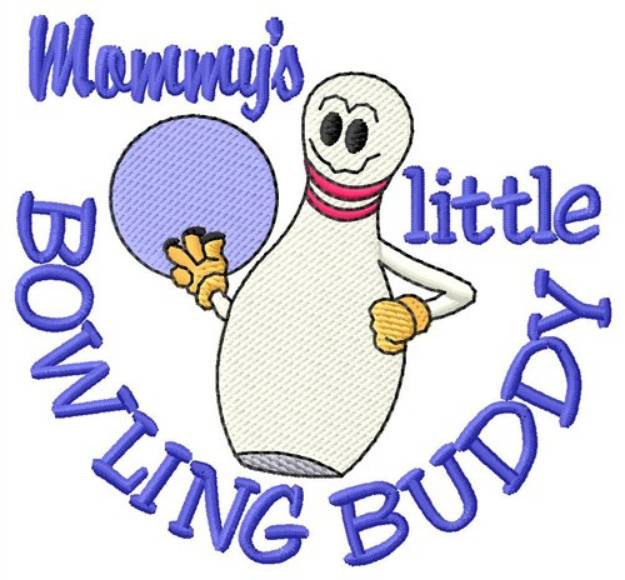 Picture of Mommys Bowling Buddy Machine Embroidery Design