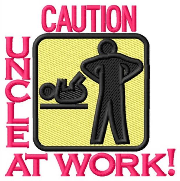 Picture of Uncle At Work Machine Embroidery Design