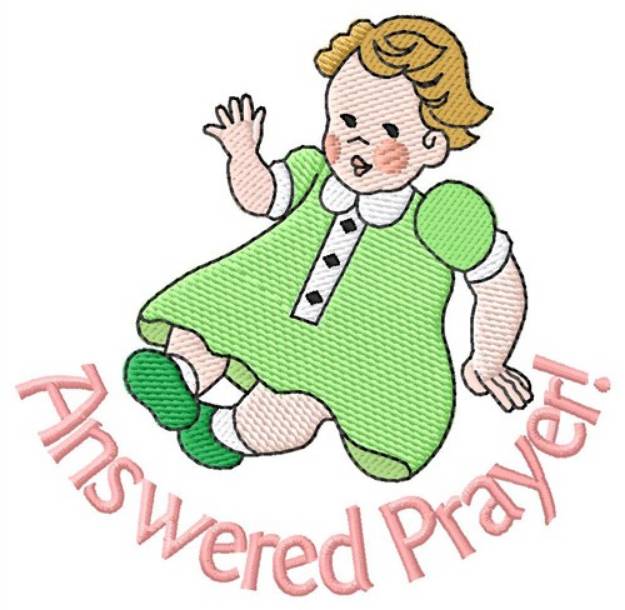 Picture of Answered Prayer Machine Embroidery Design