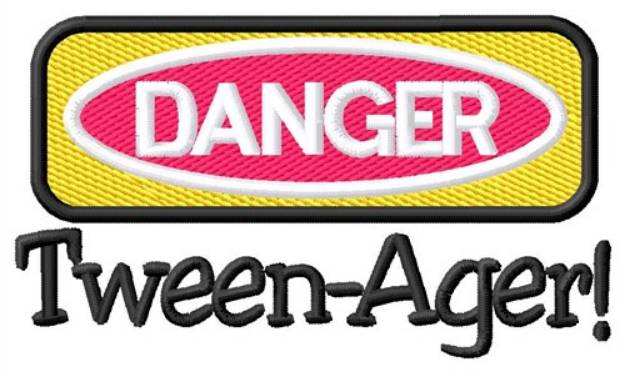 Picture of Danger Tween-Ager Machine Embroidery Design