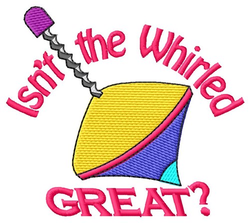 Whirled Great Machine Embroidery Design