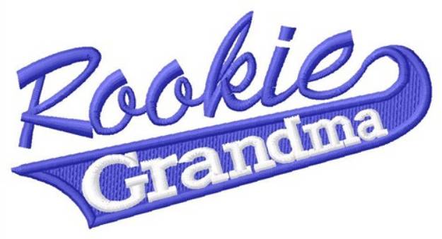 Picture of Rookie Grandma Machine Embroidery Design