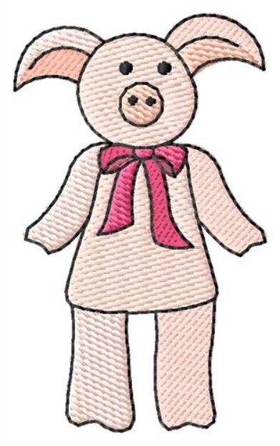 Picture of Piggy Machine Embroidery Design