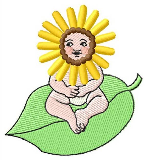 Picture of Daisy Baby Machine Embroidery Design