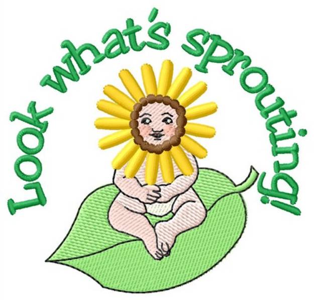 Picture of Look Whats Sprouting Machine Embroidery Design