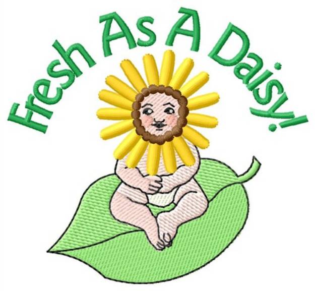 Picture of Fresh As A Daisy Machine Embroidery Design