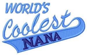 Picture of Worlds Coolest Nana Machine Embroidery Design