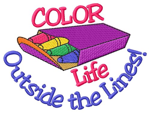 Color Life Machine Embroidery Design