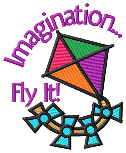 Imagination Fly It Machine Embroidery Design