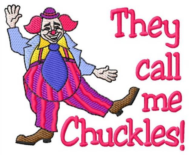 Picture of Call Me Chuckles Machine Embroidery Design