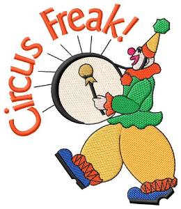 Picture of Circus Freak Machine Embroidery Design