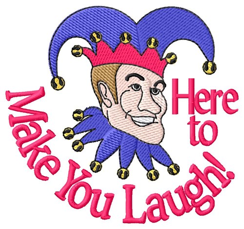 Make You Laugh Machine Embroidery Design