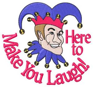 Picture of Make You Laugh Machine Embroidery Design