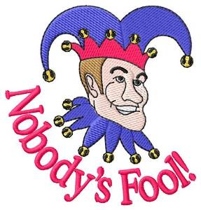 Picture of Nobodys Fool Machine Embroidery Design