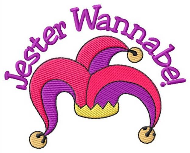 Picture of Jester Wannabe Machine Embroidery Design