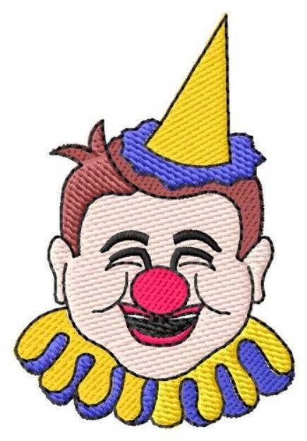 Picture of Clown Face Machine Embroidery Design