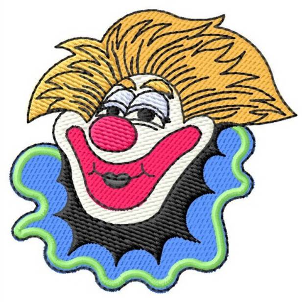 Picture of Clown Face Machine Embroidery Design