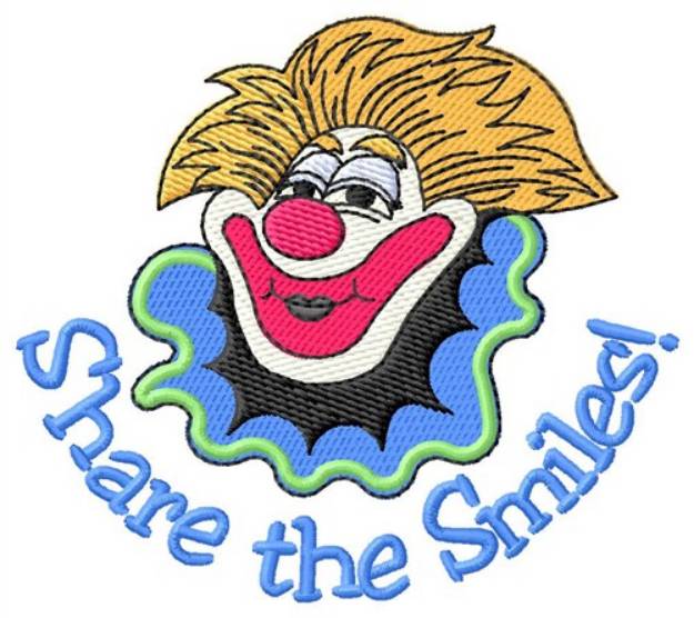 Picture of Share The Smiles Machine Embroidery Design