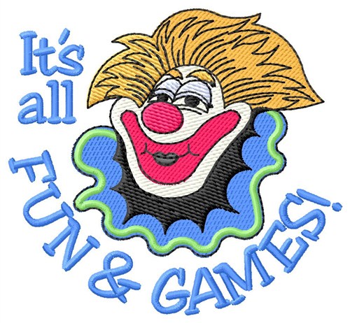 Fun And Games Machine Embroidery Design